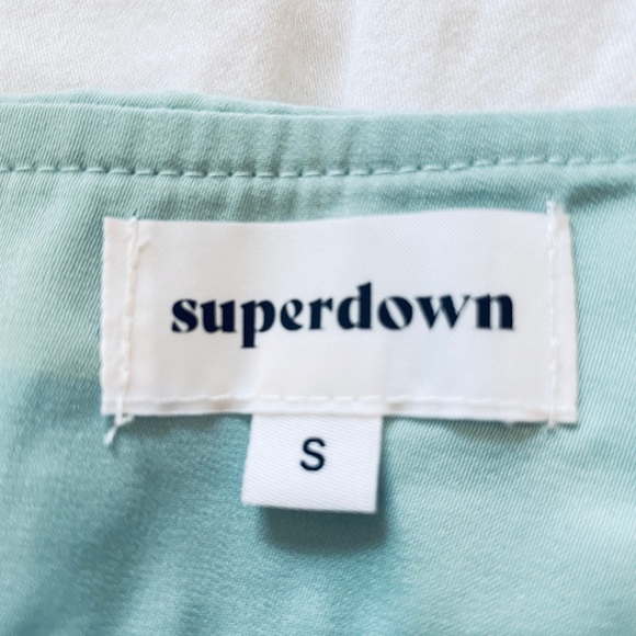 Revolve green tie top worn once - Picture 4 of 4